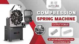 3 - Axis CNC  Wire Forming Machine | Compression Spring Machine | Available in Alibaba