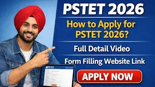 How To Apply PSTET Form 2026 Full Details