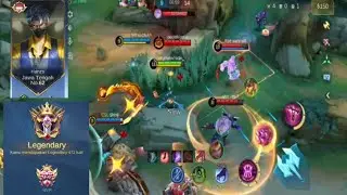 Teknik kamikaze dari uciha Hanzo solo rank #mobilelegends