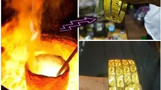 This video is insane! 😱😱😱😱. Making of gold bangles using 24 carrot pure gold 🌟🌟🌟
