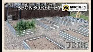 Replacing The Raised Beds Part 2, Starting To Plant And Building Some Trellises