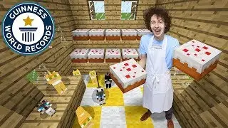 Stampy Cat: Minecraft cake maker! - Guinness World Records