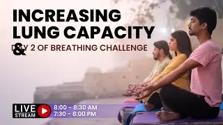 Day 2 - Increasing Lung Capacity & Digestion Related Pranayamas - Evening | Breathing Challenge