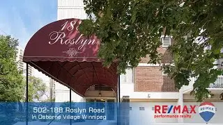 Condo for sale in Osborne Village at 502-188 Roslyn Road