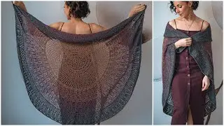 NEW Announcement! Download this STUNNING, Knitted Lumin Pi Shawl!