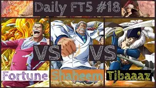 Fortune VS Tibaaaz VS Shaheem FT5 #18 - One Piece Burning Blood
