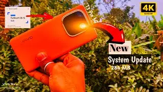 New Update Enrolled In Vivo T3 Pro Review || 284 MB System Update In Version Trail 👍