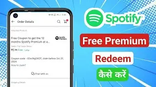 How to Redeem Spotify Premium Code | Spotify Premium Membership Code Kaise Use Kare | New 