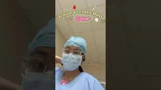 6 hours in TRAUMA CENTRE KGMU🥼🤕 #doctor #mbbsstudent #neet #medicalstudent