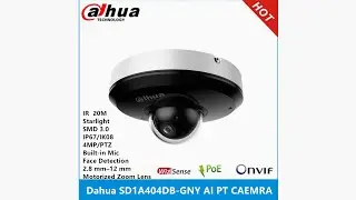 Review Dahua SD1A404DB-GNY IR15m 4MP MIC 2.8-12mm motorized zoom lens 2025