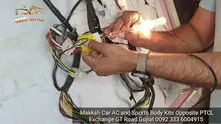 Function of parking lights (basic car wiring course)Practical # 1  in Urdu and hindi
