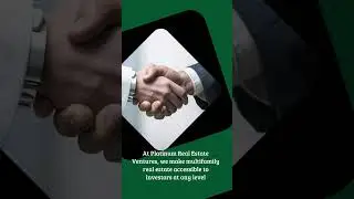 Multifamily Real Estate for All Investors | PR Ventures Makes Investing Easy & Profitable #shorts