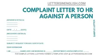 Application for NOC from Government Employees - Sample Application for No Objection Certificate