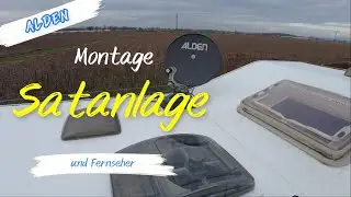 Montage einer Alden Satanlage mit Fernseher