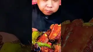 grilledribs #mukbang #grilledribs #food #ribs #eating #eatingsounds #porkfry #cookingshow #pork