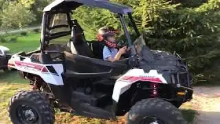 Квадроцикл Polaris ACE 325 - знакомство и первые выезды. Фильм 3-ий.