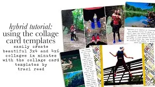 Photoshop Tutorial | Make Quick and Easy Collages with the Collage Card Templates by Traci Reed
