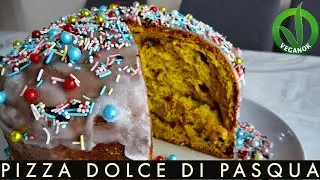 Pizza dolce di pasqua |ricetta facile | vegan |