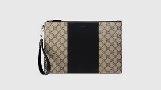 Gucci GG Supreme pouch &lrm;구찌 에덴 GG 수프림 파우치 グッチ ポーチ 495017 KGDHN 9769 언박싱
