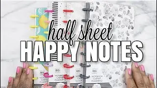 4 Half Sheet Happy Notes Flipthrough | At Home With Quita