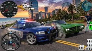 Police Car Chase Simulator 3D Game - Real Cop Cars Driving Simulator 2025 - Android GamePlay