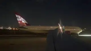 Stunning Night Landing at Ben Gurion Airport (TLV)