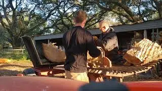 50 ton Lil 50 Texas Log Splitter Live Oak