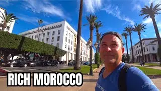 This Part Of RABAT Is So Nice And Rich 🇲🇦 MOROCCO TRAVEL VLOG