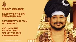 33 COUNTRIES CELEBRATE NITHYANANDA DAY | 45TH AVATARA DINOTSAVA | 03 JAN 2022