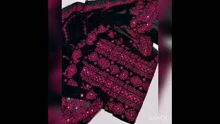 Jarjat Fabric Handmade Mirror Work Sindhi Dress