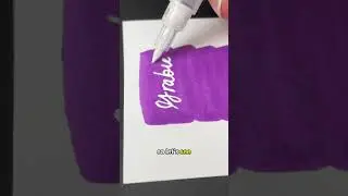 Black and White Extra Fine Tip - Grabie Acrylic Markers #art #drawing #satisfying
