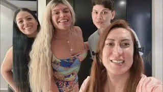 Arreglándonos para ir al concierto de grupo firme ￼