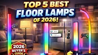 Топ-5 лучших напольных ламп 2026 года 🔥 Обзор умных, современных и ярких светодиодных напольных ламп