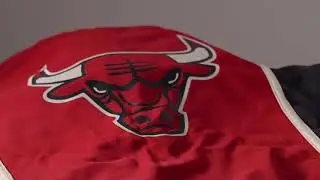 1991 Michael Jordan NBA Finals Clinching Game Worn Chicago Bulls Warm-Up Uniform