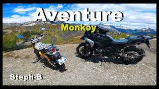 Road-trip en Honda Monkey 380km vers le Col des Champs le pur kif.#monkey #honda #roadtrip