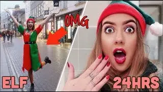 i dressed like an ELF for 24HOURS... *so EMBARRASSING*
