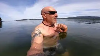 Cold water plunges get easier as  Ocean temperatures rise!