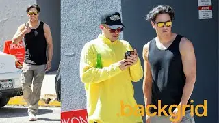Tom Sandoval and Tom Schwartz filming Vanderpump Rules