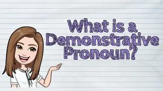 (АНГЛИЙСКИЙ) Что такое указательное местоимение? | #iQuestionPH