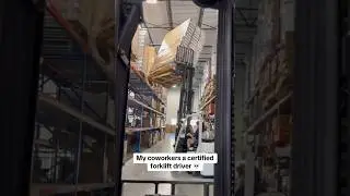 Is this DISASTER the FORKLIFT Operators Fault? #forklift #warehouse #worklife