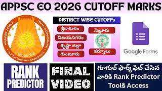 👉 Endowment EO 2026 FINAL Cutoff 🔥 | Real Student Marks Data | Safe Score Revealed #endowment