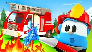 Sing with Leo! The Fire Truck song for kids. Nursery rhymes & songs for kids.