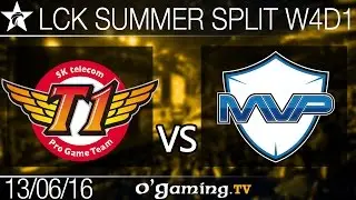 MVP vs SKT T1 - LCK Summer Split 2016 - W4D1
