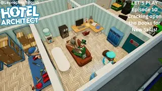 OPTIMIZING MY HOTEL WITH EMPLOYEE TRAINING - Hotel Architect LET'S PLAY Ep. 10