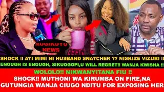 DRAMA UNFOLDS AFTER KAMEMEFM PRESENTER MUTHONI WAKIRUMBA KUNYITA GACHINGA,NA KUREKERERIA CIUGO NDITU