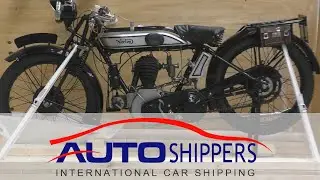 Crating and Shipping a Norton 16H Classic Motorcycle from the UK to Japan