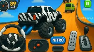 Monster Truck Mega Ramp Extreme Racing - Impossible GT Car Stunts Driving - Gadi game - Android 02