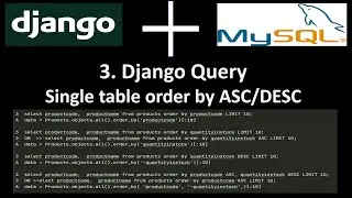 10 How to use order by in Django Query?