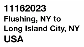 Flushing, NY to Long Island City, NY | 11162023 | Driving | 4K