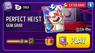 Perfect heist gem grab 2100 EXTRA HARD solo challenge match masters 